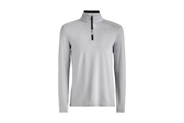 G/FORE FS24 Hr Layer Brushed Back Tech Grau XL