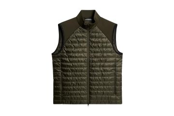 J.Lindeberg HW25 Hr Weste Hayden Quilt Hybrid Oliv M