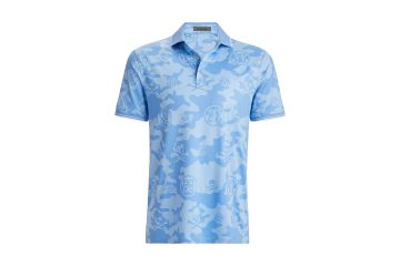 G/Fore FS24 Hr Polo Exploded Camo Hellblau XXL