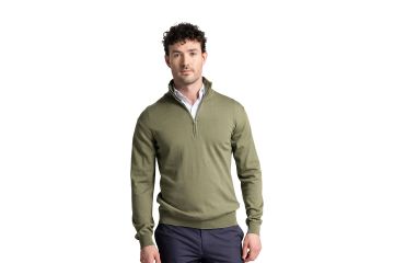 Cross FS25 Hr Pullover Gordon Half-Zip Oliv M