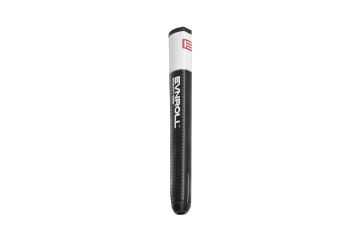 Puttergriff Evnroll Gravity Grip GG1 Weiß/Schwarz mit Evnroll Logo