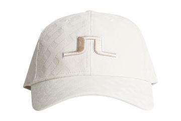 J.Lindeberg Da Cap Anga Jacquard Creme Verstellbar