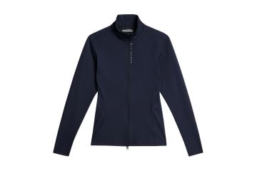 J.Lindeberg FS25 Da Midlayer Mel Zip Navy XS