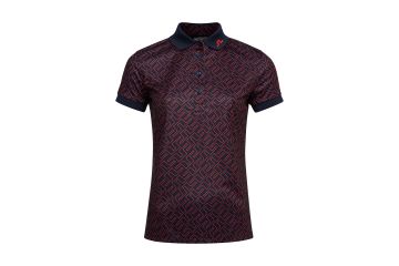 J.Lindeberg Tour Tech Print Bridge Poloshirt