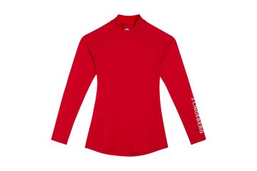 J.Lindeberg FS23 Da Mock Asa Soft Compression Rot XS
