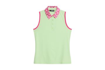 J.Lindeberg FS24 Da Polo oA Gigi Hellgrün/Pink M