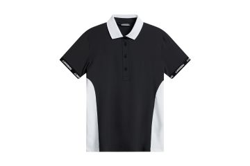 J.Lindeberg FS24 Da Polo Makena Schwarz/Weiß S