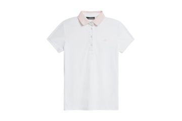 J.Lindeberg FS24 Da Polo Cassie Weiß/Rosa XL