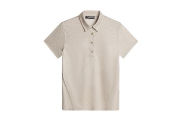 J.Lindeberg FS25 Da Polo Caitlyn Shadow Bridge Creme/Weiß XS