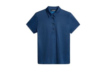 J.Lindeberg FS25 Da Polo Caitlyn Shadow Bridge Navy/Hellblau XS