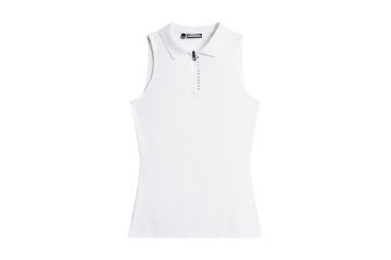 J.Lindeberg FS25 Da Polo oA Leylo Weiß S