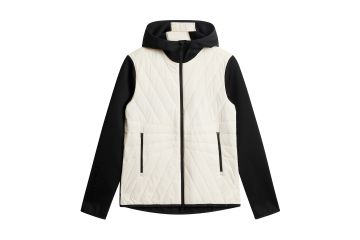 J.Lindeberg Holma Quilt Hybrid Jacke mit Kapuze