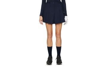 J.Lindeberg HW24 Da Shorts Arella Pleated Navy 27