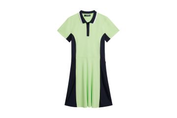 J.Lindeberg FS24 Da Kleid Dolores Hellgrün/Navy S