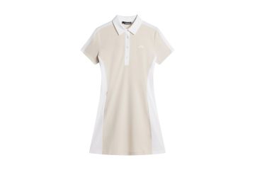 J.Lindeberg FS25 Da Kleid Jada Creme/Weiß XS