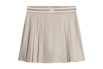 J.Lindeberg FS25 Da Skort Harlow Print Creme/Weiß XS