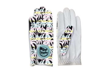 Golf Rowdies Da Linker Handschuh Palmen Series Bunt M