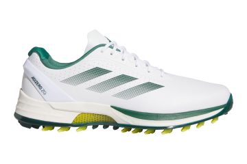 adidas Hr Golfschuhe Adizero ZG Weiß/Grün/Gelb 42 ⅔ (UK 8.5)