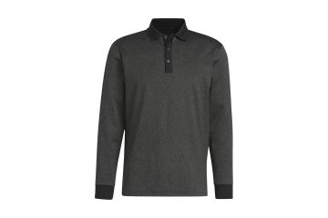 adidas HW23 Hr Polo LA Essentials Heathered Schwarz XXL