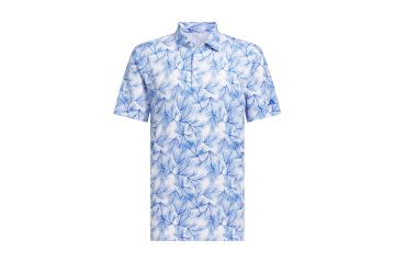 adidas FS24 Hr Polo Ultimate365 Mesh Pine Print Blau/Weiß S