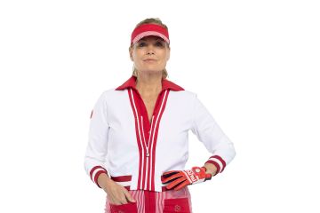 PAR69 FS25 Da Jacke Bomber Weiß/Rot L