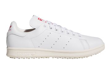 adidas Hr Golfschuhe Stan Smith Weiß/Rot 42 (UK 8)