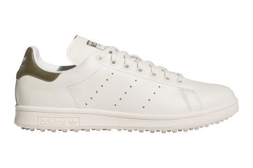 adidas Da Golfschuhe Stan Smith Creme/Oliv 37 ⅓ (UK 4.5)