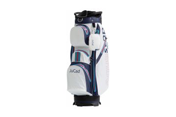 JuCad Cartbag Aquastop Plus JBAP-RC Weiß/Navy/Rot