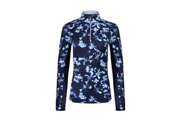 KJUS FS24 Da Midlayer Sunshine Printed HZ Navy/Hellblau 34