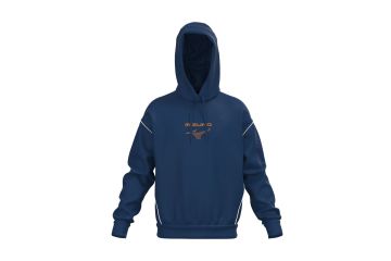 Mizuno HW24 Hr Hoodie Athletics Graphic Navy/Orange M