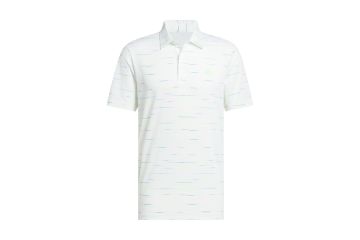 adidas HW25 Hr Polo Ultimate365 Mesh Glimmer Print Weiß S