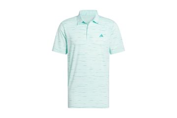 adidas HW25 Hr Polo Ultimate365 Mesh Glimmer Print Hellblau S