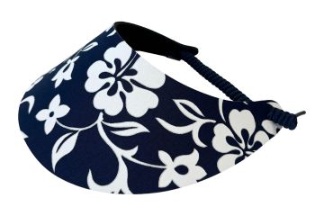 Soft Sun Spiral Visor Navy/Weiß - Flower