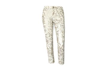Alberto FS25 Da Hose Mona Golden Print Creme/Gold 44