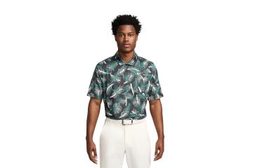 Nike HW24 Hr Polo Dri-FIT Tour Pine Print Navy/Mint S