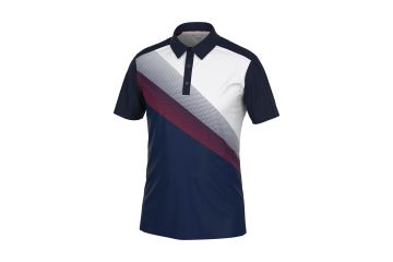 Galvin Green FS24 Hr Polo Macoy Navy/Rot/Weiß M