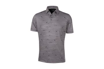 Galvin Green HW23 Hr Polo Marin Grau/Schwarz XL