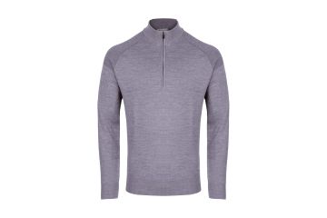 KJUS HW24 Hr Pullover Kulm Half Zip Grau 56