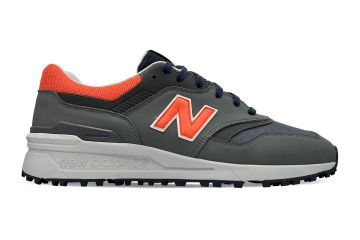 New Balance Hr Golfschuhe 997 SL Grau/Orange 42 (US 8.5)
