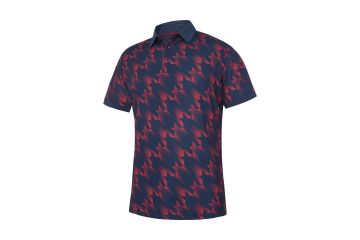Galvin Green HW25 Hr Polo Miles Navy/Rot M
