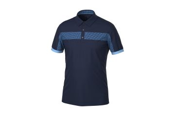 Galvin Green FS24 Hr Polo Mills Navy/Hellblau M
