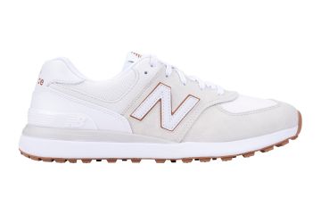 New Balance Da Golfschuhe 574 Greens v2  Weiß/Creme 38 (US 7.5)