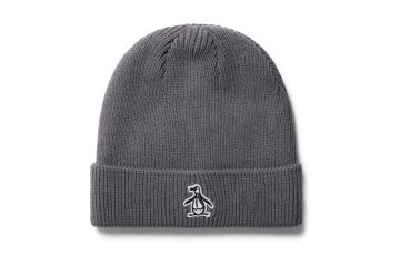 Original Penguin Mütze Cuffed Beanie Grau Onesize
