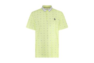 Original Penguin HW24 Hr Polo Pete Allover Print Lime S