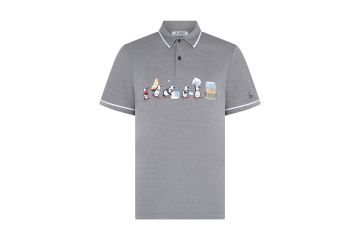 Original Penguin HW24 Hr Polo The Barback Pete Oxford Grau M