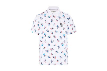 Original Penguin FS24 Hr Polo Memphis Pete Weiß S
