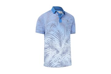 Penguin Hr Polo Resort Leaf Printed Navy/Blau S
