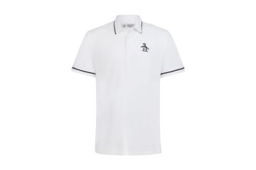 Original Penguin FS24 Hr Polo Heritage Logo Weiß XXL