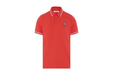 Original Penguin FS24 Hr Polo Heritage Logo Rot S