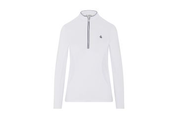 Original Penguin FS24 Da Layer 1/4 Zip Weiß S